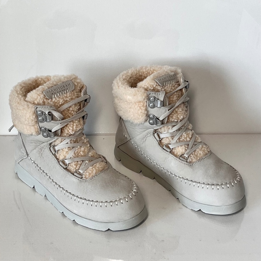 Manitobah Pacific Hiker Suede Lace-Up Winter Boots